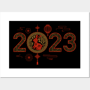 Year of the Rabbit 2023 Chinese New Year Posters and Art